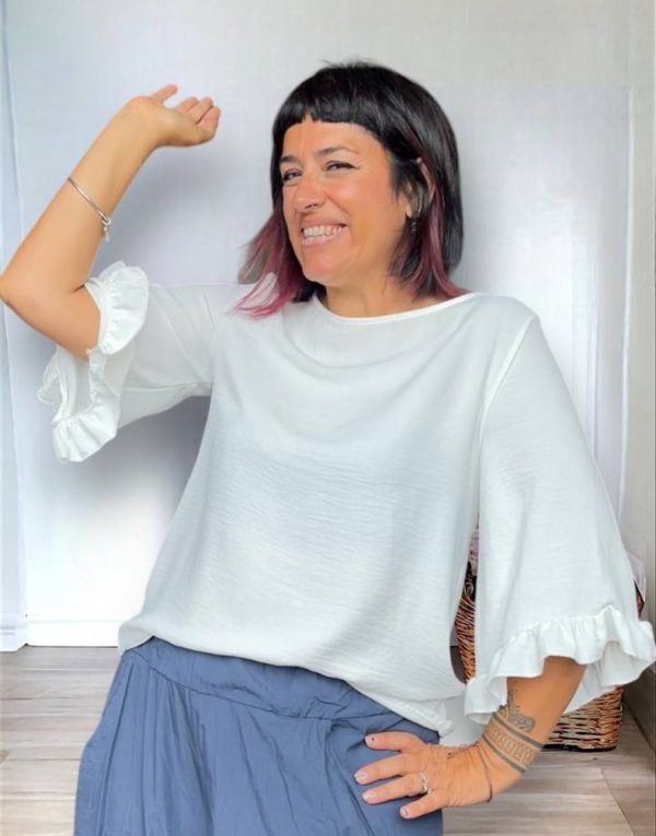 Blusa dal taglio morbido